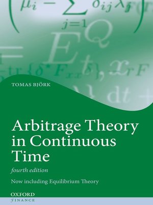 cover image of Arbitrage Theory in Continuous Time